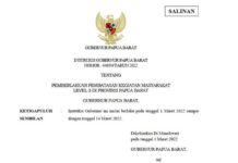 Seluruh Papua Barat PPKM Level 3 Seluruh Papua Barat PPKM Level 3