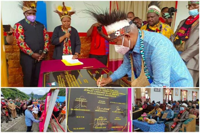GPKAI Jemaat Laharoi Noak Mbenti Punya Gedung Gereja Baru
