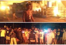 Kebakaran Landa Depan Gedung Pertemuan Kroy Kebakaran Landa Depan Gedung Pertemuan Kroy