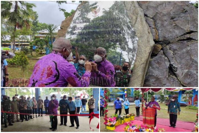 Gubernur Papua Barat Resmikan SMA Taruna Kasuari