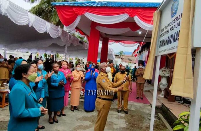 Tutup HKG PKK Papua Barat, Gubernur Resmikan Rumah Gizi Kasuari
