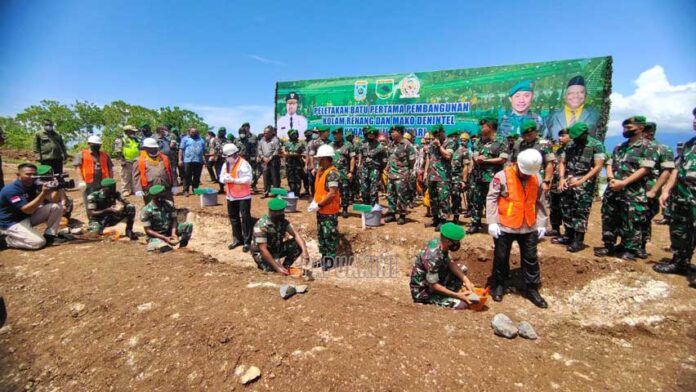 Kodam XVIII Kasuari, Pangdam XVIII Kasuari, Gabriel Lema, Gubernur Papua Barat, Dominggus Mandacan, batu pertama, kolam renang Kodam XVIII Kasuari, Mako Denintel Kodam XVIII Kasuari, masa jabatan Gubernur Papua Barat, akhir masa jabatan Gubernur Papua Barat, Pilkada serentak,