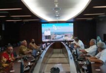 Pemancangan Jembatan Pepera 1969 di Teluk Sawaibu Mulai 2023 Pemancangan Jembatan Pepera 1969 di Teluk Sawaibu Mulai 2023