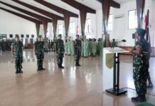 11 Pamen Kodam XVIII Kasuari Naik Pangkat 11 Pamen Kodam XVIII Kasuari Naik Pangkat