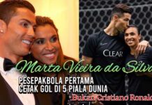 Marta Vieira da Silva, Pesepakbola Pertama Cetak Gol di 5 Piala Dunia, Bukan Cristiano Ronaldo Marta Vieira da Silva, Pesepakbola Pertama Cetak Gol di 5 Piala Dunia, Bukan Cristiano Ronaldo