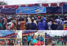 Warga Padati Pasar Murah BKOW Papua Barat Warga Padati Pasar Murah BKOW Papua Barat