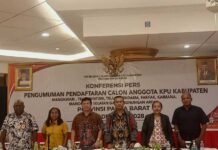 Pendaftaran Calon Anggota KPU Kabupaten se Papua Barat Dimulai Pendaftaran Calon Anggota KPU 7 Kabupaten se Papua Barat Dimulai