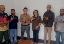 Jalin Kemitraan, GM Grand Papua Hotel Sambangi Sekretariat PWI Kaimana Jalin Kemitraan, GM Grand Papua Hotel Sambangi Sekretariat PWI Kaimana