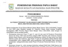 Uji Publik Calon Anggota MRPB, Ini Nama-namanya Uji Publik Calon Anggota MRPB, Ini Nama-namanya