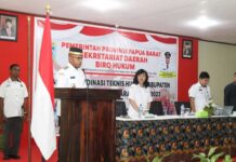 Di Rakornis Hukum se Papua Barat Wabup Kaimana Ingatkan Junjung Tinggi Asas Kepastian, Keadilan, dan Manfaat Di Rakornis Hukum se Papua Barat Wabup Kaimana Ingatkan Junjung Tinggi Asas Kepastian, Keadilan, dan Manfaat