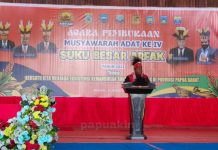 Bupati Manokwari Selatan Harap Bantuan Dewan Adat Tanah Papua di Musyawarah Adat IV Suku Besar Arfak Bupati Manokwari Selatan Harap Bantuan Dewan Adat Tanah Papua di Musyawarah Adat IV Suku Besar Arfak