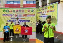 Prajurit Kodim Pegunungan Arfak Raih 2 Medali Kejuaraan IPSI Manokwari Prajurit Kodim Pegunungan Arfak Raih 2 Medali Kejuaraan IPSI Manokwari