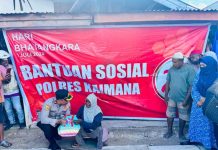 Sambut Hari Bhayangkara, Polres Kaimana Baksos 100 Paket Bapok Sambut Hari Bhayangkara, Polres Kaimana Baksos 100 Paket Bapok