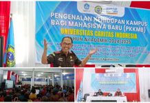 Wakajati Papua Barat Beri Materi di Hari ke 2 PKKMB Universitas Caritas Indonesia Wakajati Papua Barat Beri Materi di Hari ke 2 PKKMB Universitas Caritas Indonesia