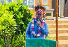 Dominggus Mandacan Letakkan Batu Pertama GSG GKI Eygendaal Babo Dominggus Mandacan Letakkan Batu Pertama GSG GKI Eygendaal Babo