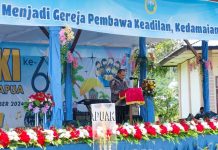 HUT 68 Tahun GKI, Gubernur Papua Barat Minta Doakan Pilkada Aman HUT 68 Tahun GKI, Gubernur Papua Barat Minta Doakan Pilkada Aman