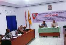 Pansel Seleksi DPR PB Otsus Sosialisasi di Kaimana Pansel Seleksi DPR PB Otsus Sosialisasi di Kaimana