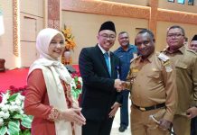 Bupati Pegaf Hadiri Pengukuhan Kepala BPKP Papua Barat Bupati Pegaf Hadiri Pengukuhan Kepala BPKP Papua Barat