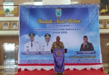 Gubernur Papua Barat Ingatkan Biro Kesra Soal Ibadah Umum Tiap Awal Bulan Gubernur Papua Barat Ingatkan Biro Kesra Soal Ibadah Umum Tiap Awal Bulan