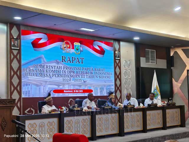 Gubernur dan Wakil Gubernur Paparkan Kondisi Umum Papua Barat ke Komisi IX