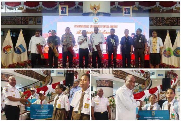 Pemprov Kucurkan Berbagai Bantuan dalam Launching Papua Barat Cerdas dan Papua Barat Produktif