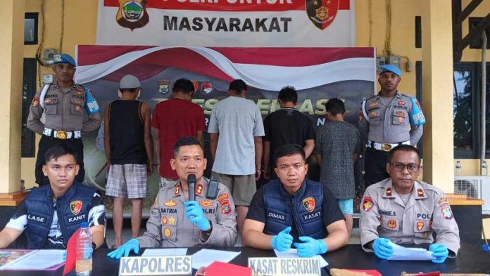 Polres Kaimana Tetapkan Lima Pendulang Emas Tersangka