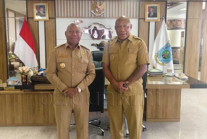 Bupati Teluk Wondama Temui Gubernur, Laporkan Sikon Terkini