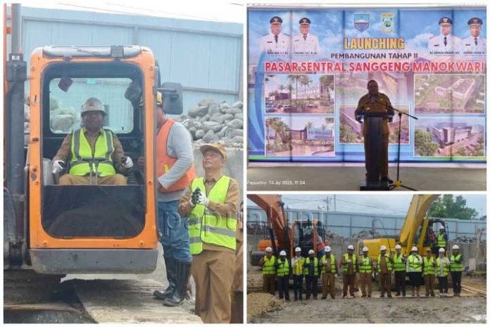 Pembangunan Tahap II Pasar Sentral Sanggeng Bakal Tuntas Dalam 4 Bulan