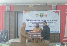 KPU Kaimana Kembalikan 5,2 M Dana Hibah Sisa Pilkada KPU Kaimana Kembalikan 5,2 M Dana Hibah Sisa Pilkada