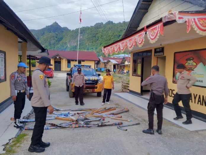 Polsek Kaimana Sita 60 Meriam Spiritus