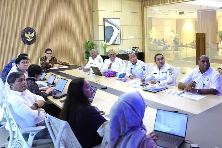 Gubernur Papua Barat Audiensi Menteri Kesehatan Terkait Pembangunan Rumah Sakit Vertikal