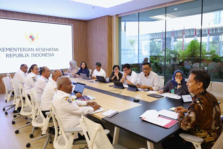 Gubernur Papua Barat Audiensi Menteri Kesehatan Terkait Pembangunan Rumah Sakit Vertikal