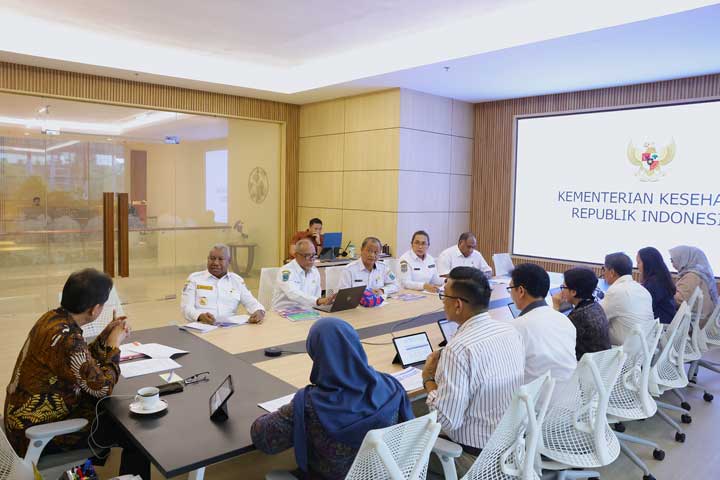 Gubernur Papua Barat Audiensi Menteri Kesehatan Terkait Pembangunan Rumah Sakit Vertikal