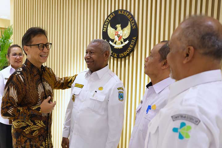 Gubernur Papua Barat Audiensi Menteri Kesehatan Terkait Pembangunan Rumah Sakit VertikalGubernur Papua Barat Audiensi Menteri Kesehatan Terkait Pembangunan Rumah Sakit Vertikal