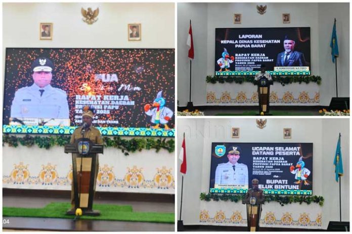 Gubernur Papua Barat Buka Raker Kesehatan se Provinsi di Bintuni