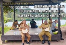 Beli Pinang dan Jambu di Tahota, Makan Nasi Kotak di Gunung Botak Beli Pinang dan Jambu di Tahota, Makan Nasi Kotak di Gunung Botak