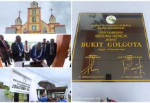 Gubernur Papua Barat Resmikan Gedung Gereja GPDP Bukit Golgota Gubernur Papua Barat Resmikan Gedung Gereja GPDP Bukit Golgota