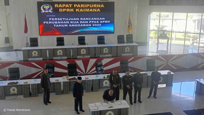 DPRK Kaimana Tetapkan Perubahan KUA/PPAS TA 2025