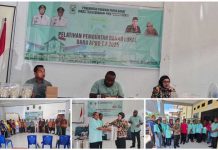 Distransnaker Papua Barat Latih Pembuatan Bahan Lokal di Bintuni Distransnaker Papua Barat Latih Pembuatan Bahan Lokal di Bintuni