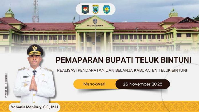 Pemkab Teluk Bintuni Optimis Penyerapan APBD 2025 Bisa 94 Persen