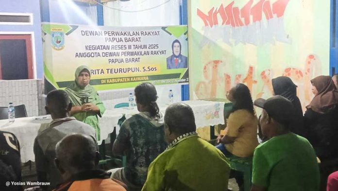 rita-teurupun-anggota-dpr-papua-barat-kaimana Mama Papua Penjual Pinang di Kaimana Bakal Dapat Bantuan 5 Juta