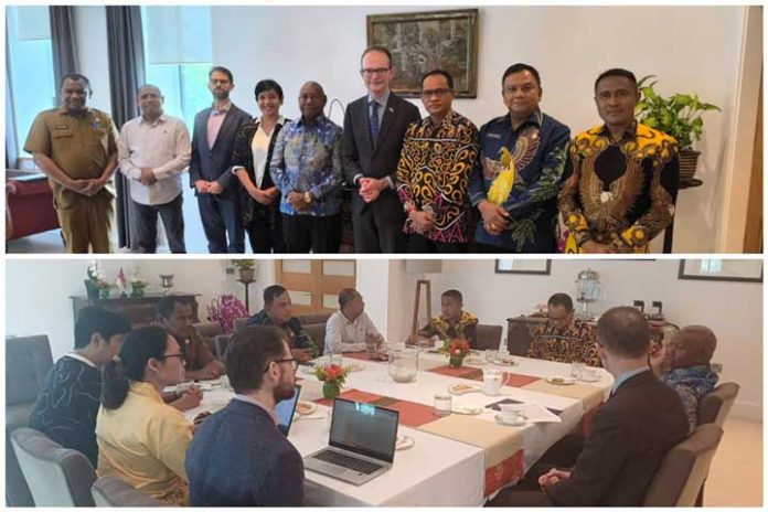 Gubernur Papua Barat Harap Dubes Inggris Bantu Realisasi Participating Interest