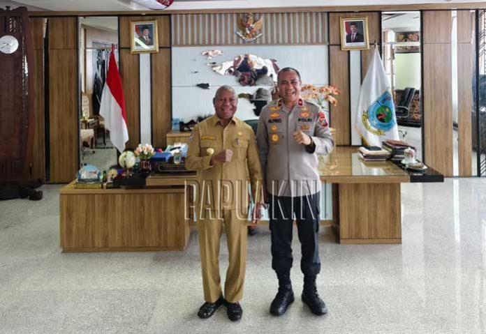 Gubernur Papua Barat dan Kapolda Papua Barat Bahas Izin Pertambangan Rakyat