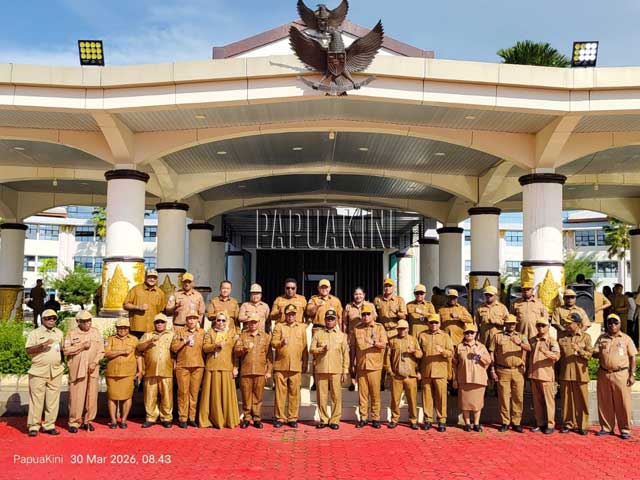 Gubernur-Papua-Barat-apel-30-Maret-2026 23 OPD Papua Barat Masih 0 Persen SiRup