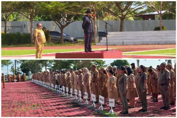 Guberur-Papua-Barat-apel-ASN Gubernur Papua Barat Ingatkan Tender Secepatnya, Perintah Jangan Lambat Bayar Gaji Honorer