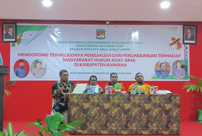 Bahas Ranperda Pengakuan dan Perlindungan Masyarakat Adat, Anggota MRPB Serap Asmara di Kaimana