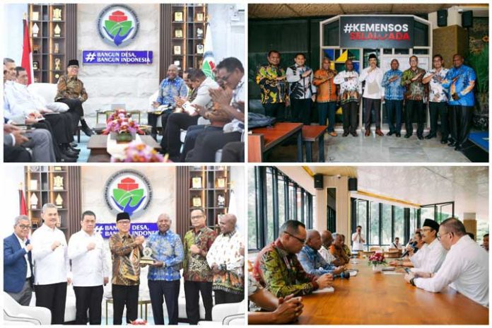 Gubernur Papua Barat Temui Mendes PDT dan Mensos