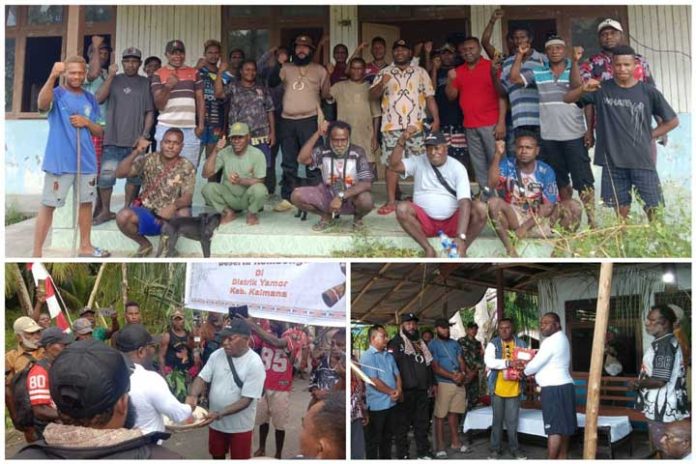 Wabup Kaimana Datang ke Yamor, Masyarakat Buka Palang Kantor Distrik