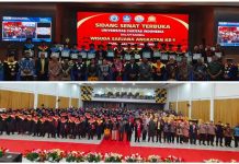 UNCRI Wisuda Perdana, Gubernur Papua Barat Ingatkan Bangun Daerah UNCRI Wisuda Perdana, Gubernur Papua Barat Ingatkan Bangun Daerah