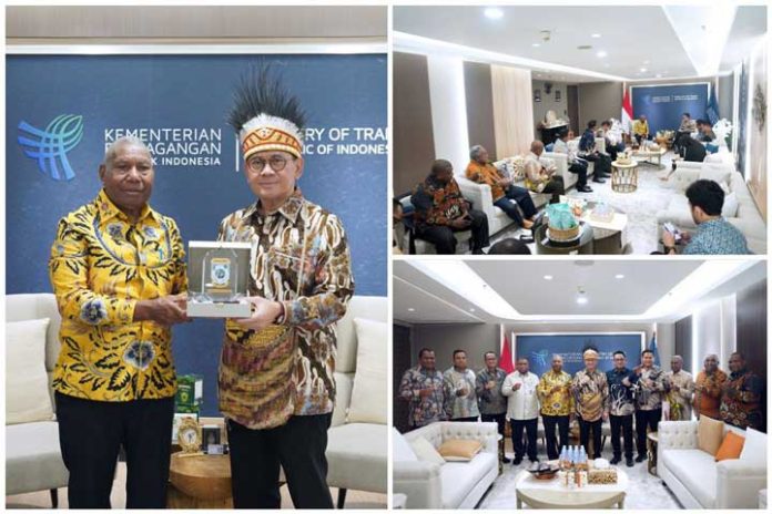 Temui Menteri Perdagangan, Gubernur Papua Barat Sampaikan Sejumlah Usulan